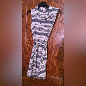 Mata Traders striped sleeveless dress